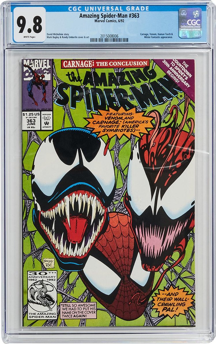 Marvel Comics Vintage Amazing Spider-Man Issue #363 'Multi-Color'