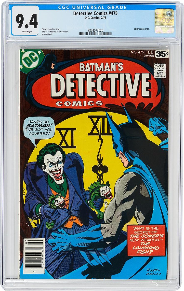 DC Comics Vintage Batman's Detective Comics - Issue #475 'Multi-Color'
