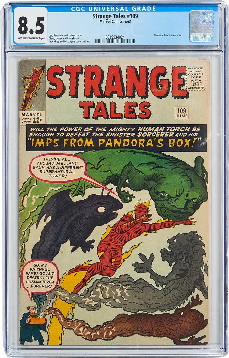 Marvel Comics Vintage Strange Tales - Pandoras Box Issue #109 'Multi-Color'