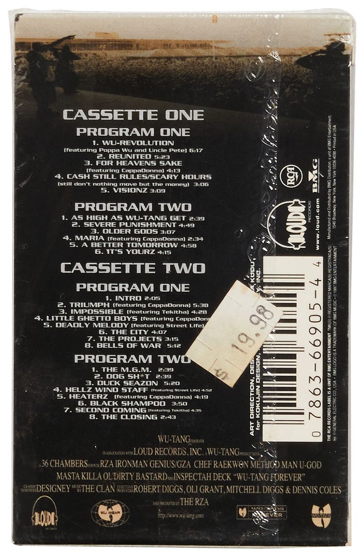 Wu Tang Cassette Tape Multi Color