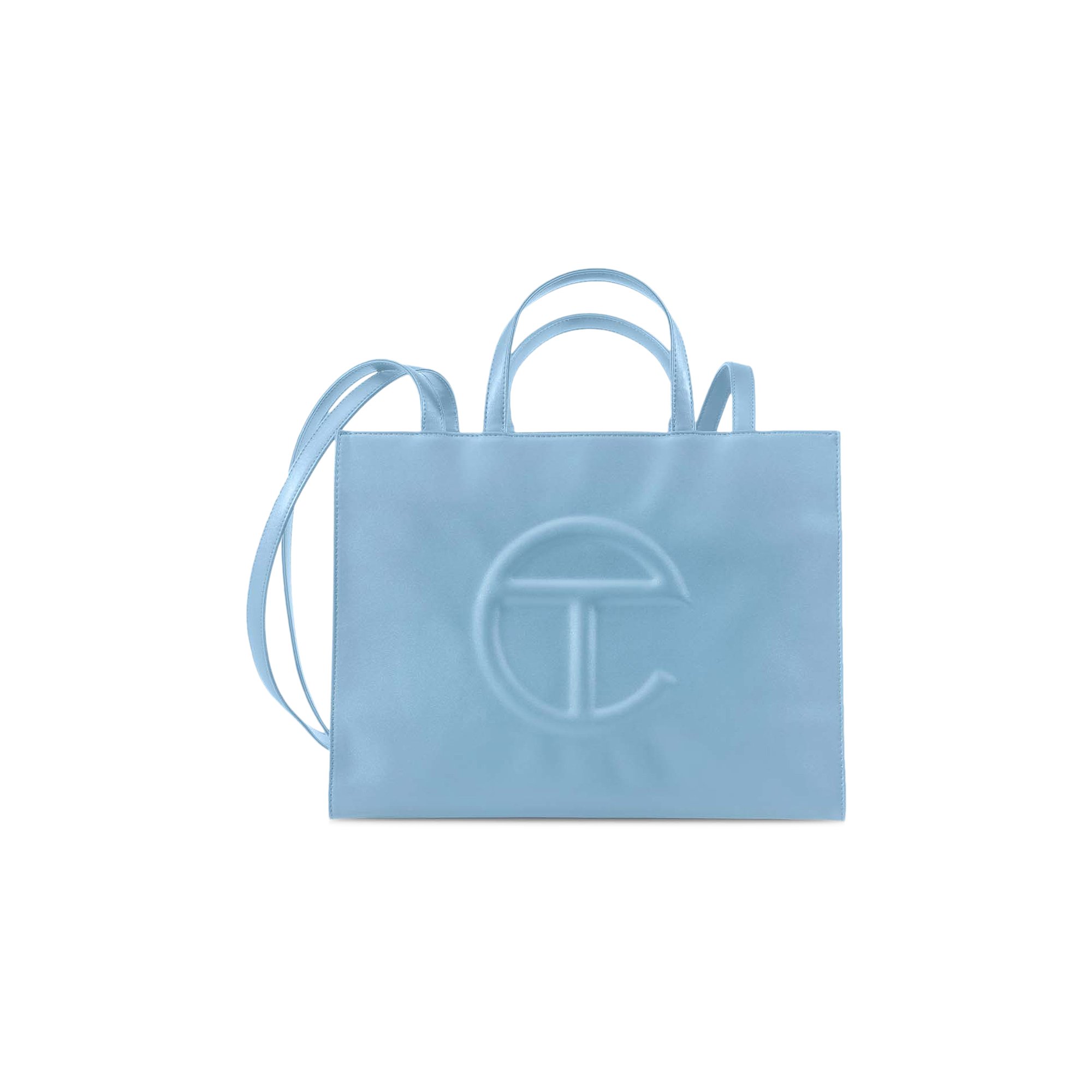 特注製作 Telfar Bag Shopping Blue Pool Medium トートバッグ