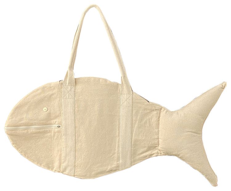Bode Canvas Fish Bag Natural