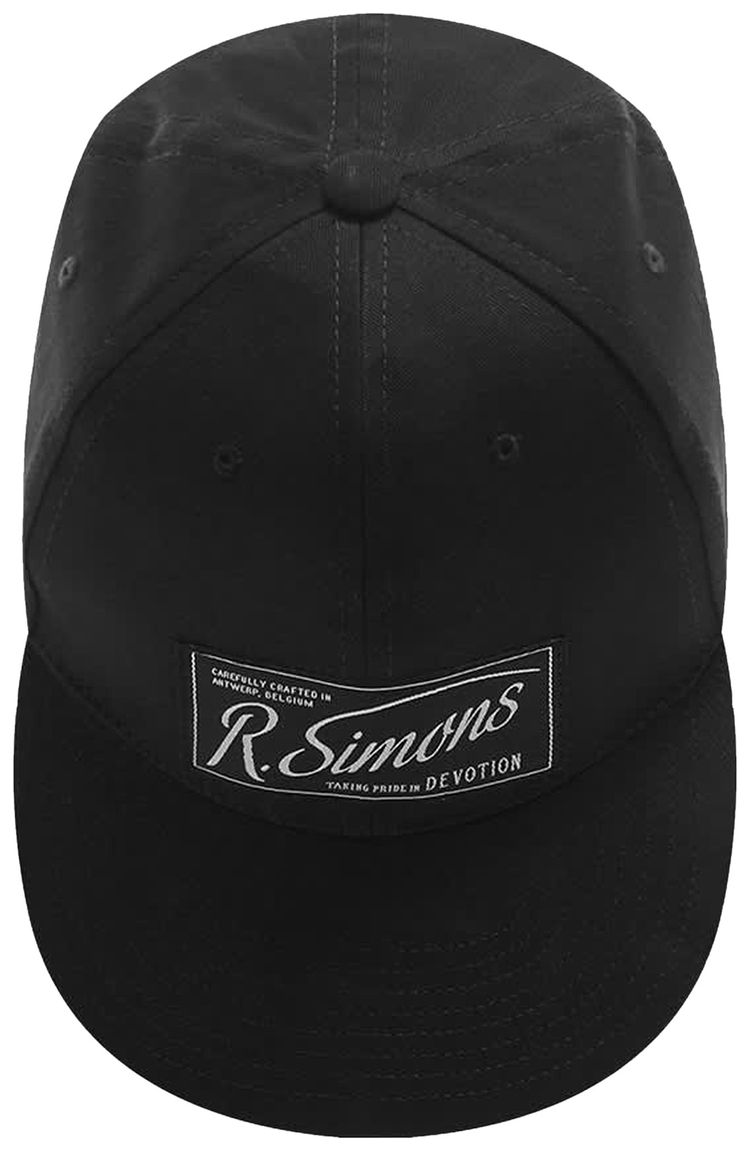 Raf Simons Logo Patch Baseball Hat Black