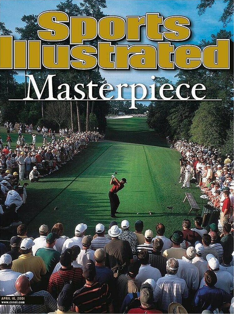 Sports Illustrated Vintage Tiger Woods (Masterpiece), April 14, 2001 Issue