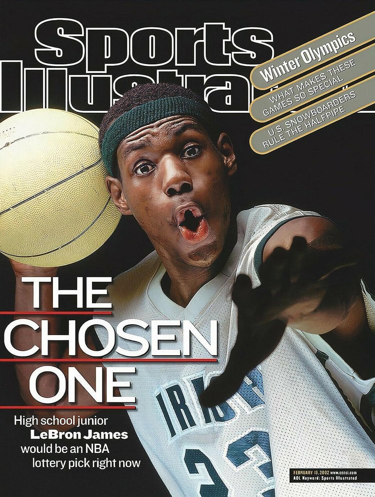 Sports Illustrated Vintage Lebron James (The Chosen One), February 18, 2002 Issue