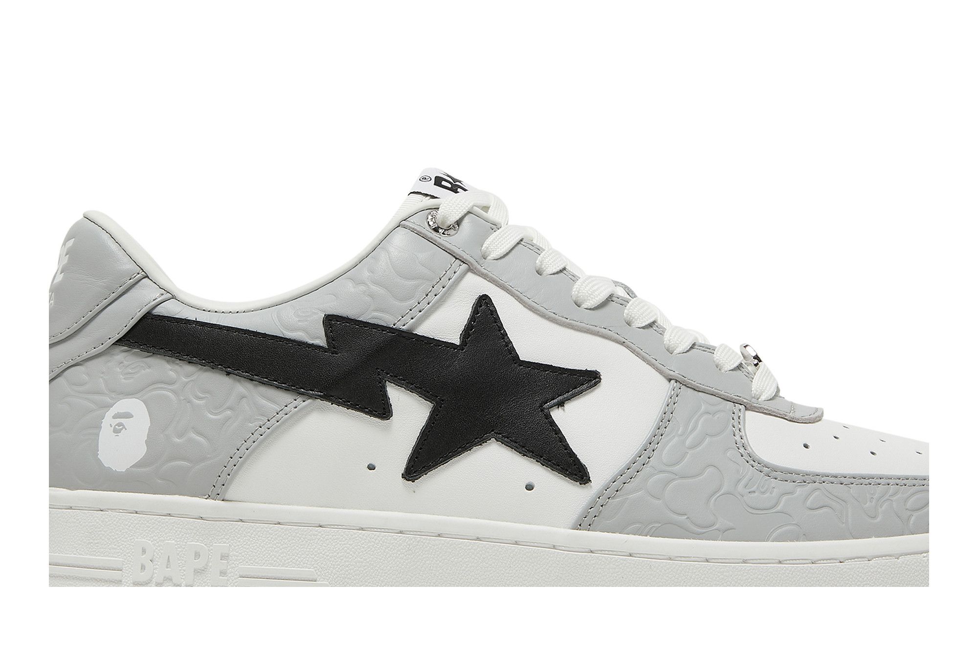 Bapesta low white top