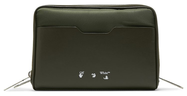 Off White Industrial Nylon Crossbody GreenMulticolor