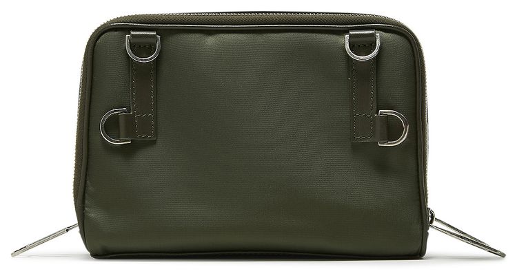 Off White Industrial Nylon Crossbody GreenMulticolor