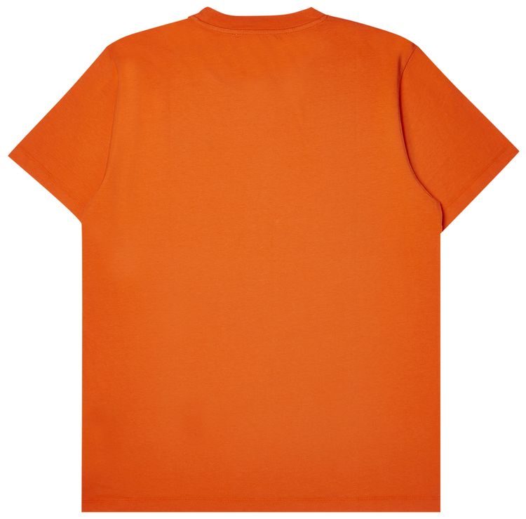 Off White Logo Slim Tee Orange
