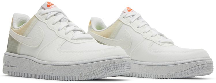 Nike Air Force 1 Crater GS Move To Zero White Orange