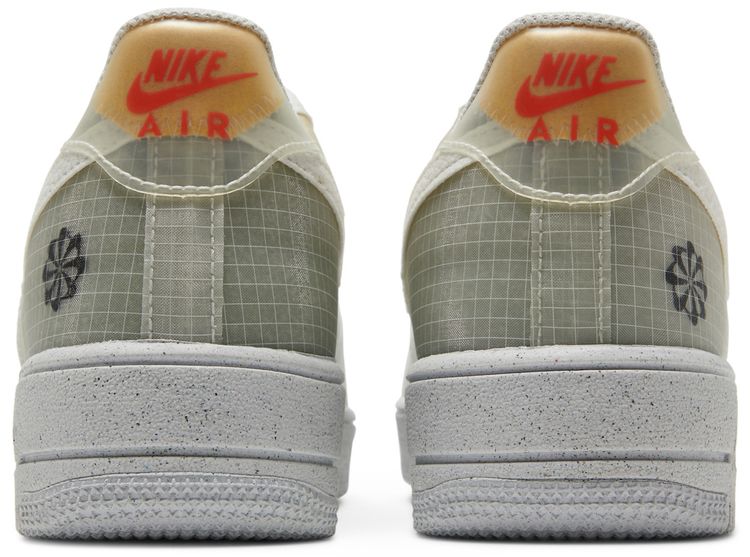 Nike Air Force 1 Crater GS Move To Zero White Orange