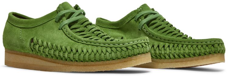 Clarks Supreme x Woven Wallabee Green