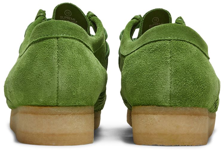 Clarks Supreme x Woven Wallabee Green