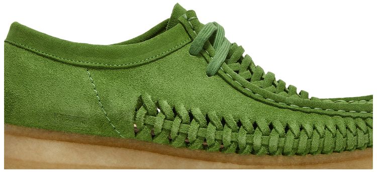 Clarks Supreme x Woven Wallabee Green