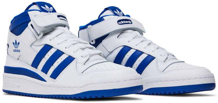 Adidas Wmns Forum Mid White Royal Blue