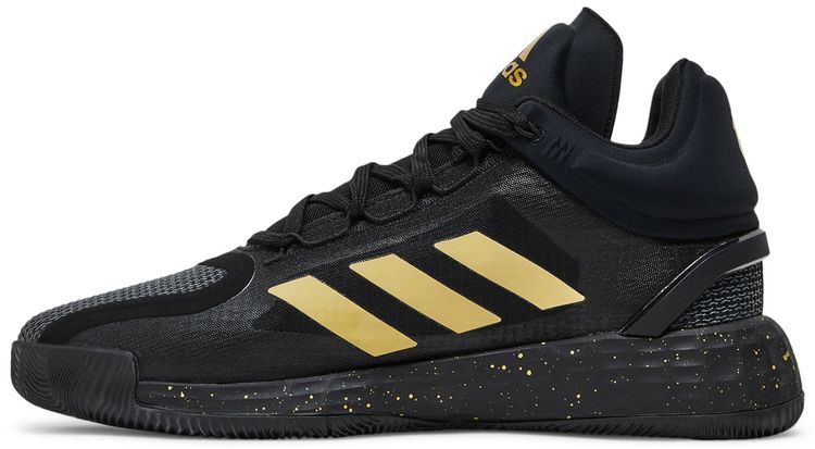 Adidas D Rose 11 Black Gold Metallic