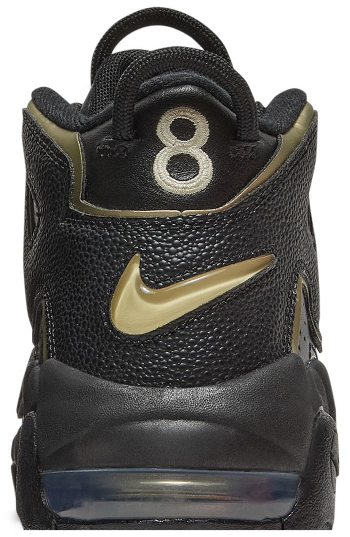 Nike Air More Uptempo GS Black Metallic Gold Star