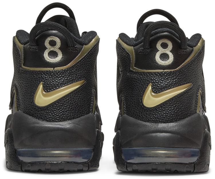 Nike Air More Uptempo GS Black Metallic Gold Star