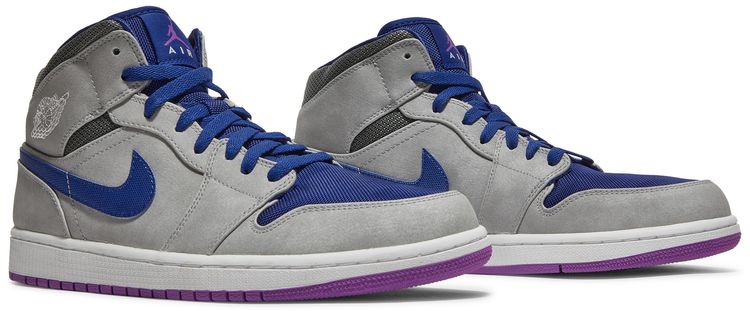 Air Jordan 1 Mid Matte Silver Purple