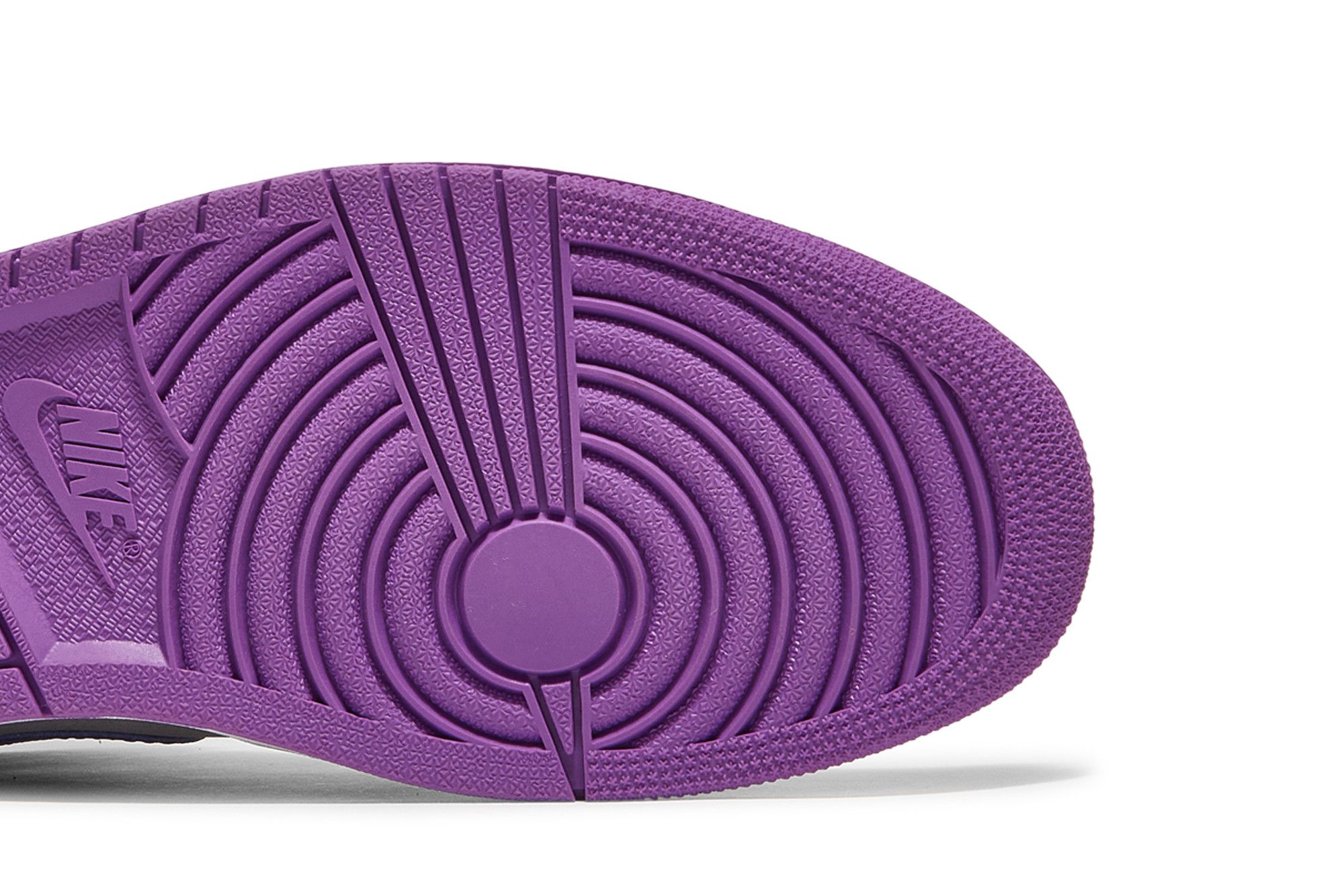 Purple sole jordans hot sale