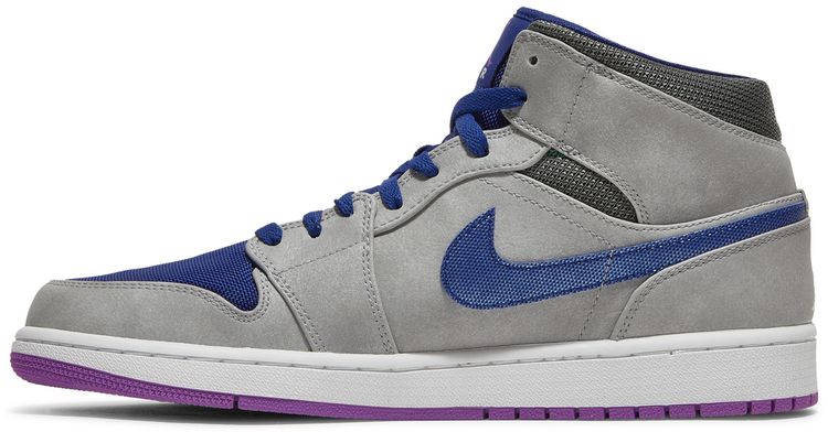 Air Jordan 1 Mid Matte Silver Purple