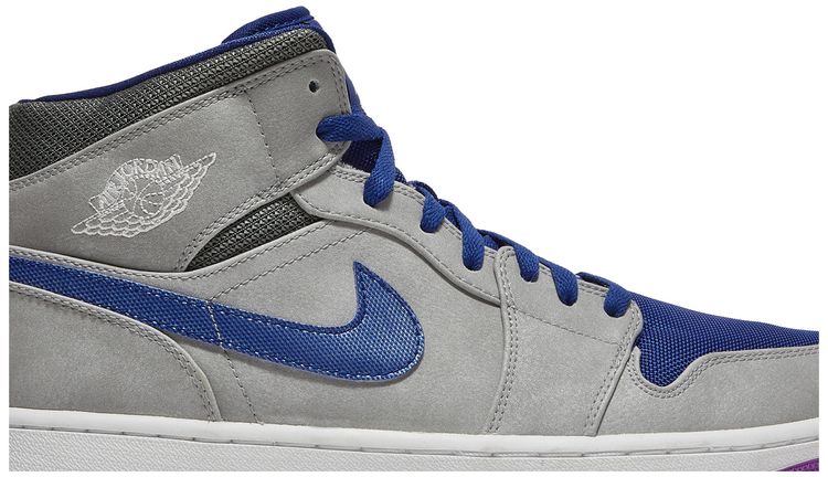 Air Jordan 1 Mid Matte Silver Purple