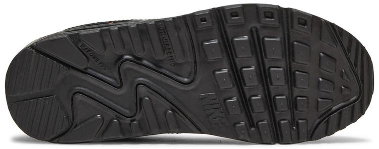 Nike Air Max 90 SE GS Black Total Orange