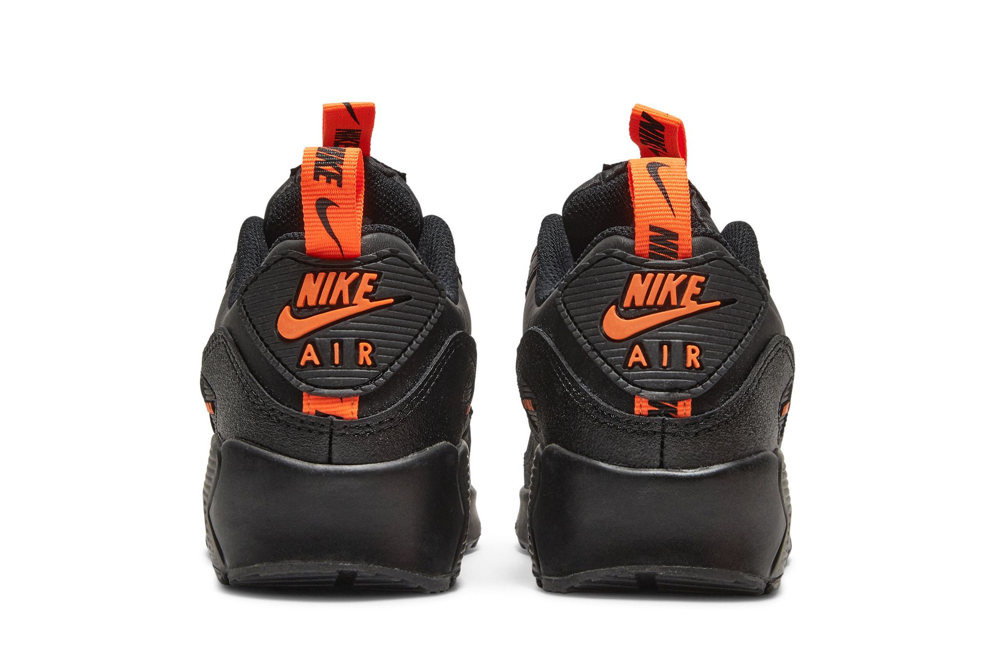 nike 90s black and orange