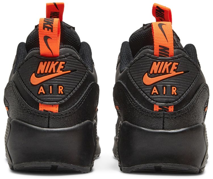 Nike Air Max 90 SE GS Black Total Orange