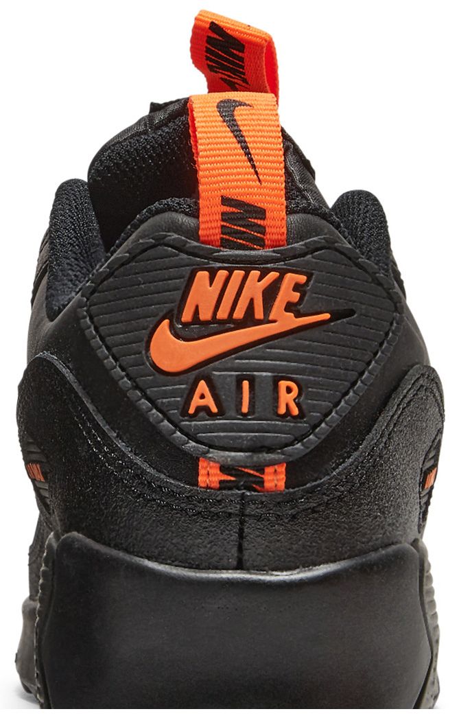Nike Air Max 90 SE GS Black Total Orange