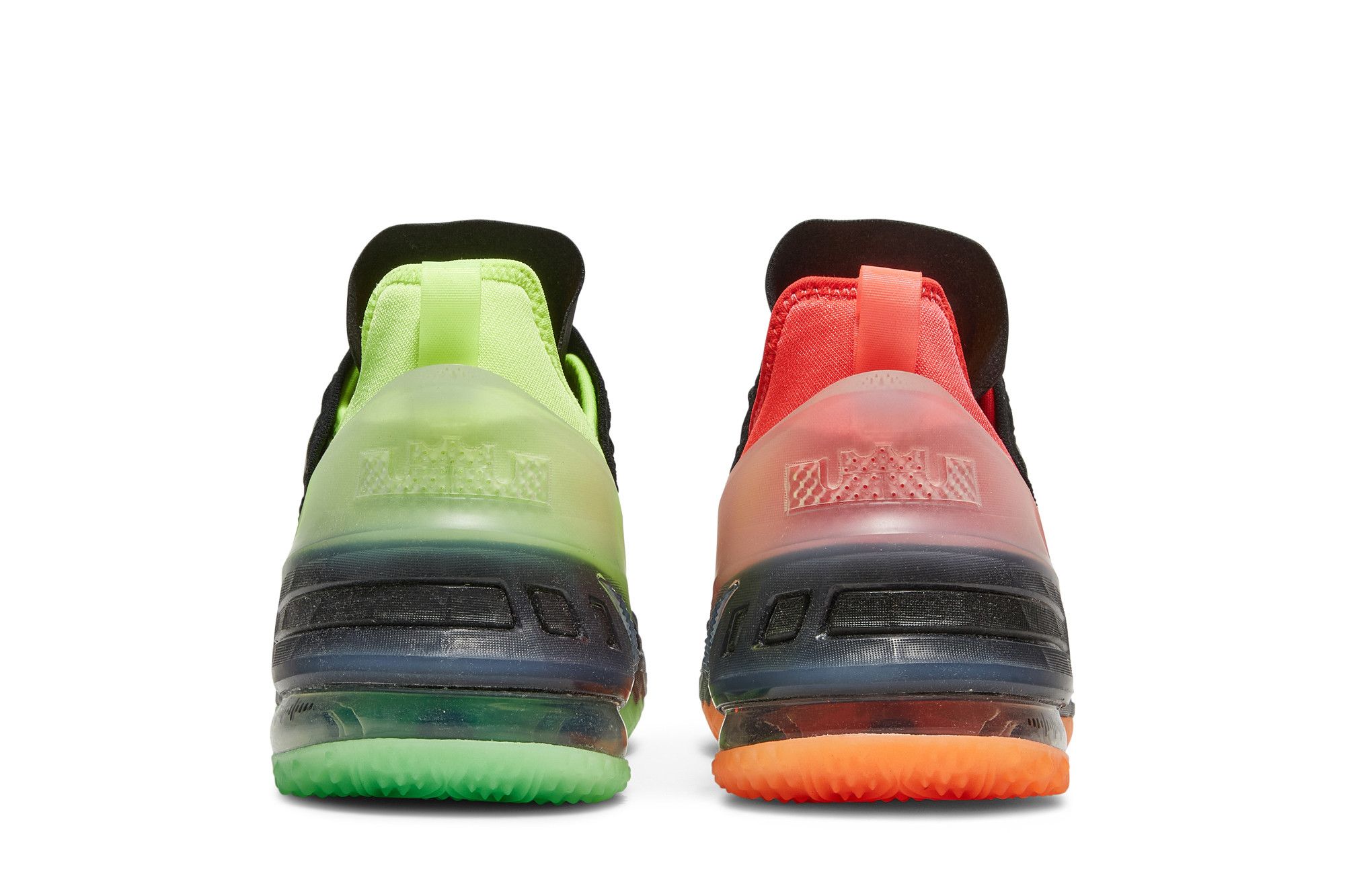 Size 4.0 LeBron 18 GS Black Crimson Volt