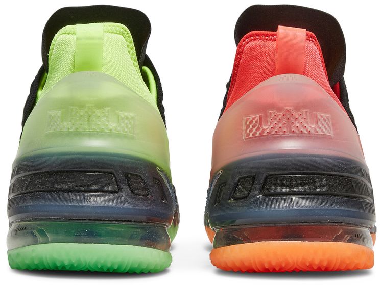 Nike LeBron 18 GS Black Crimson Volt