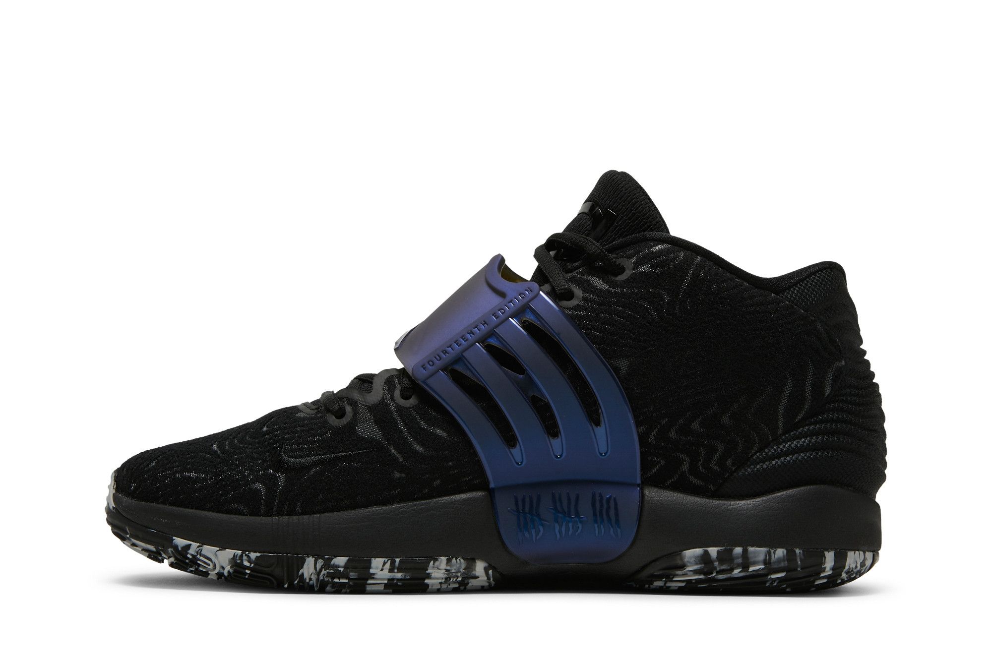 シューズ(男性用) Nike KD14 EP\"Black/Laser Crimson Nike KD 14 Seasonal Black Laser Crimson Men's - DC9379-001