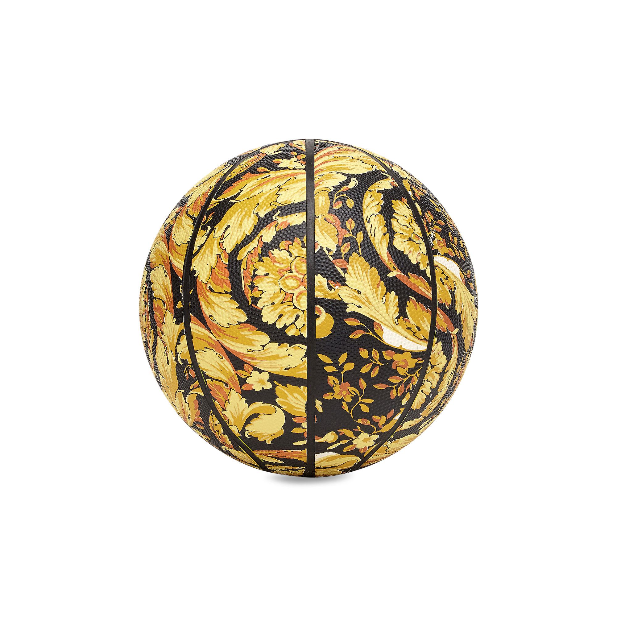 Buy Versace Barocco Print Basketball 'Black/Gold' - ZBASK0001
