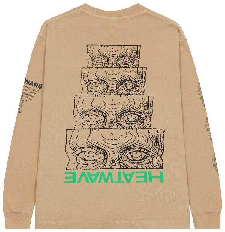 Brain Dead Heatwave Long Sleeve Tan