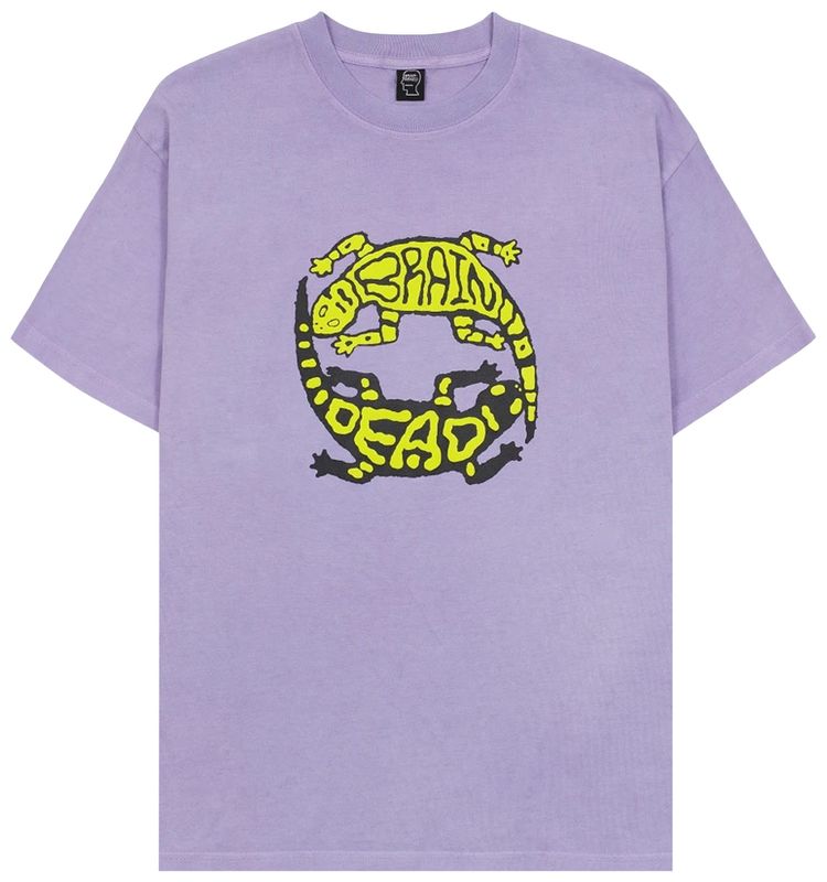 Brain Dead Lizard Lock T Shirt Lavender