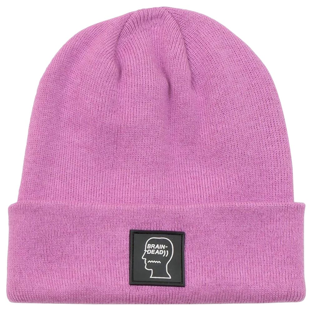 Buy Brain Dead Logo Head Wool Beanie 'Lavender' BDF21H04001918PR07 GOAT