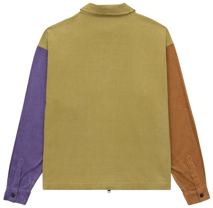 Brain Dead Lizards Wide Wale Zip Shirt Multicolor