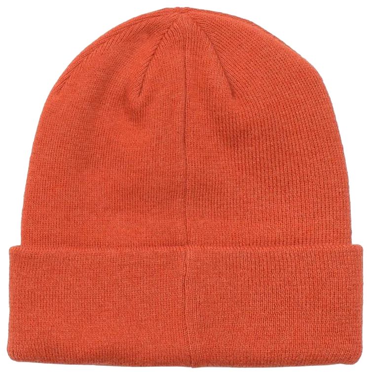 Brain Dead Logo Head Wool Beanie Terracotta