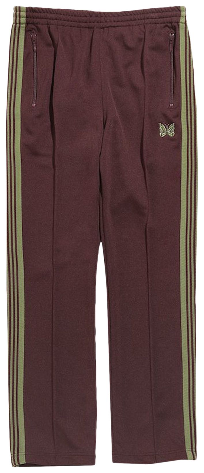 Needles Narrow Track Pant Maroon