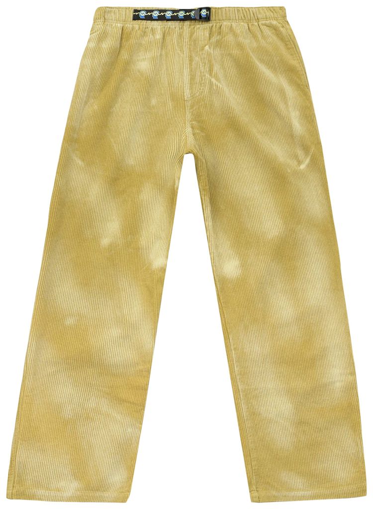 Brain Dead Bleached Cord Climber Pant Gold