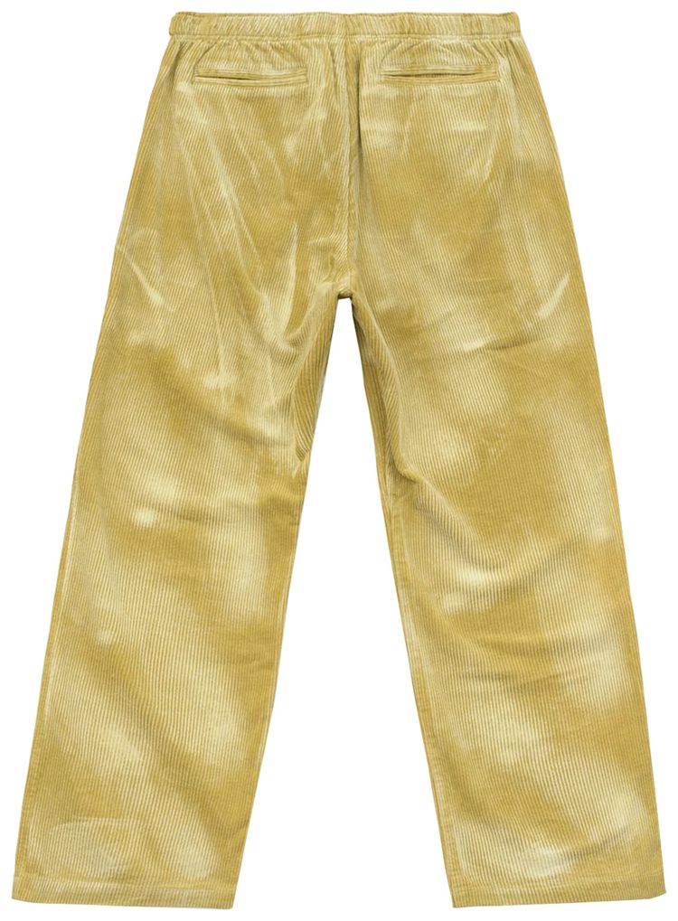 Brain Dead Bleached Cord Climber Pant Gold