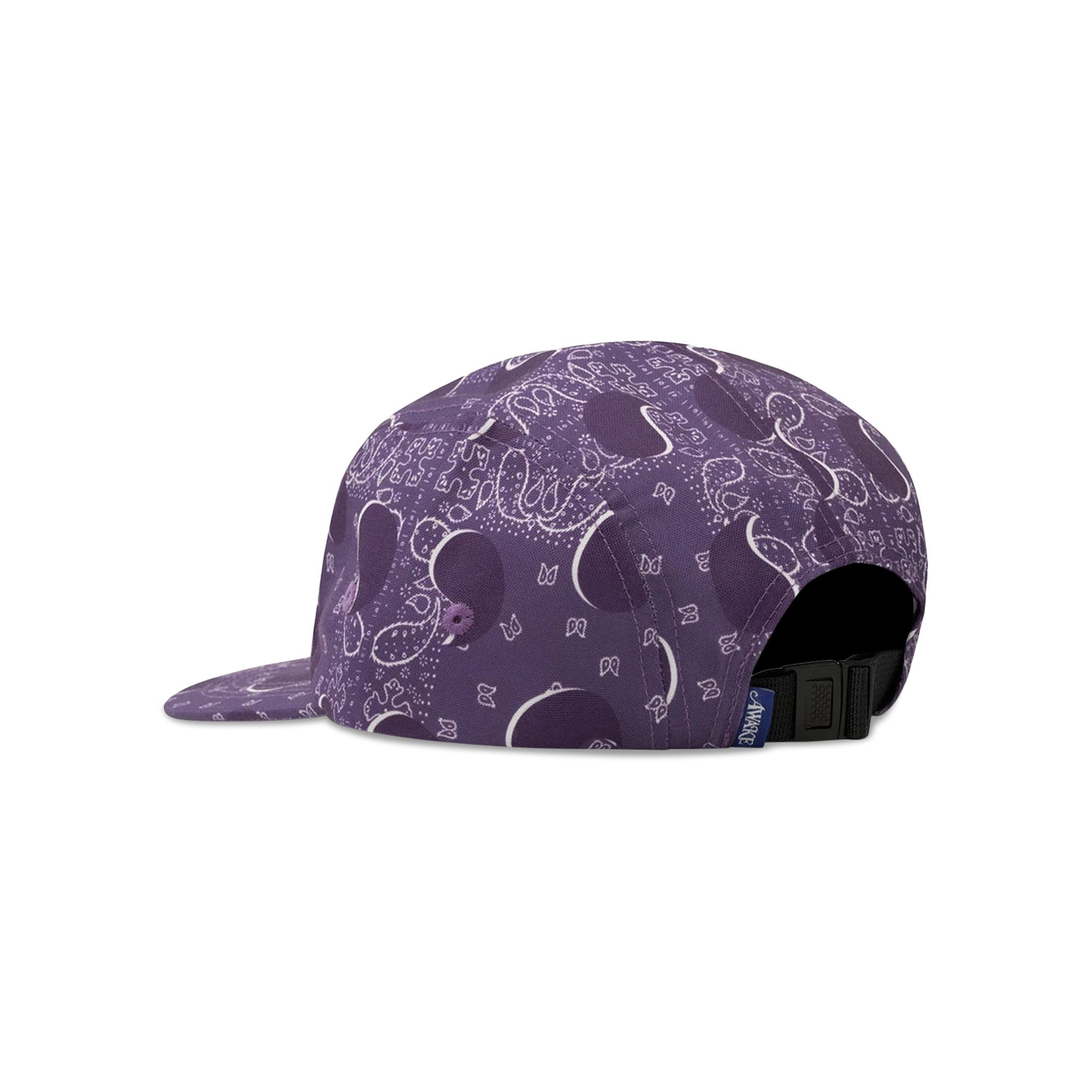 Buy Awake NY Big Paisley 5 Panel Cap 'Black' - AWK FW21