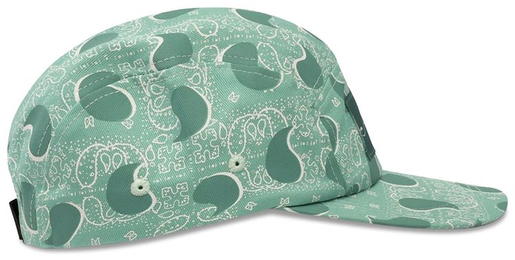 Awake NY Big Paisley 5 Panel Cap Green
