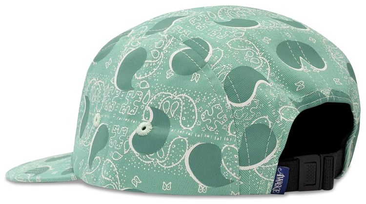 Awake NY Big Paisley 5 Panel Cap Green