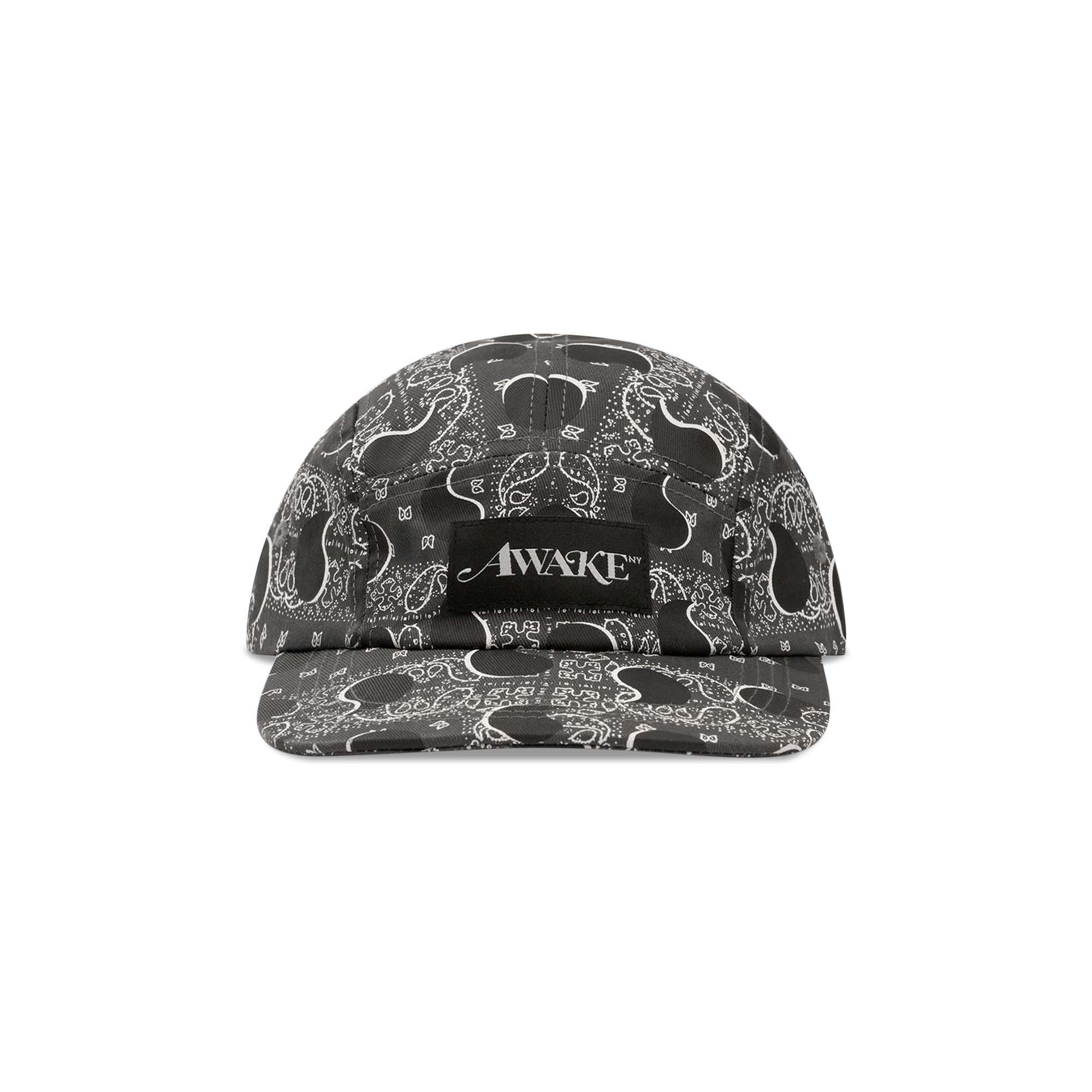 【大人気】AWAKE NY CHECKRED LOGO 5 PANEL CAP カーキ 帽子