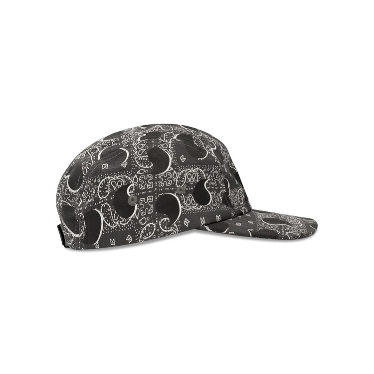 Awake NY Big Paisley 5 Panel Cap Black