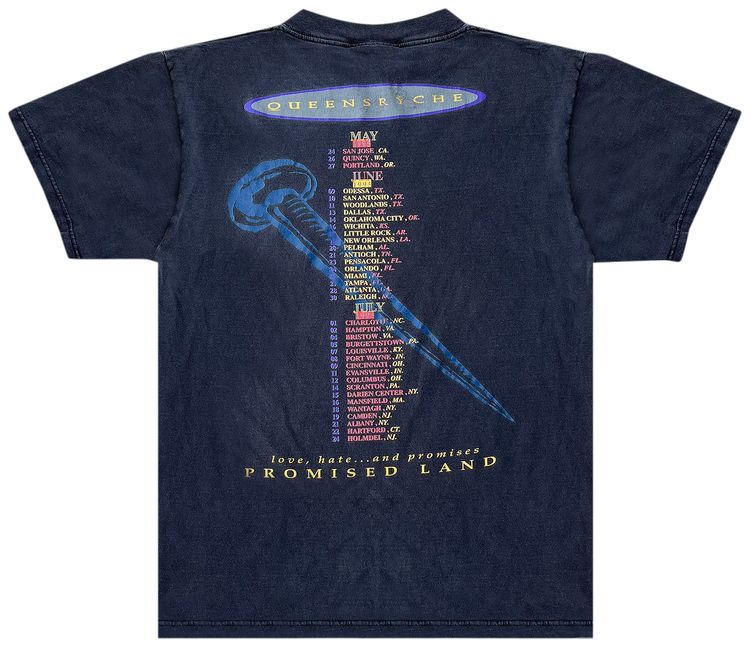 Vintage Queen Sryche Tour Tee Black