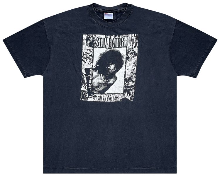 Vintage Stiv Bator Tee Black
