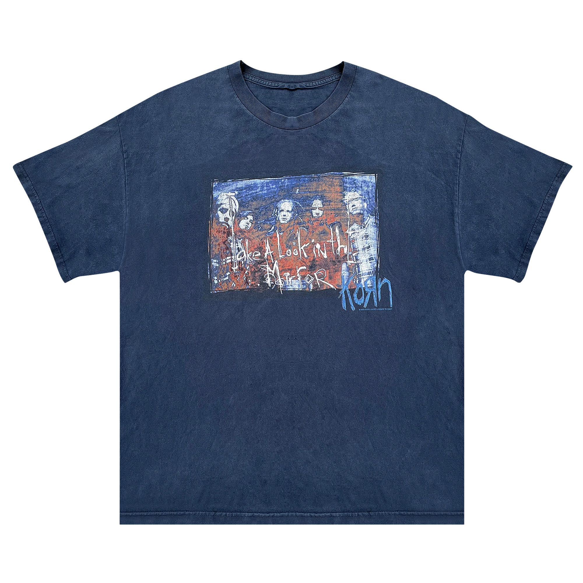 Buy Vintage Korn Take A Look In The Mirror Tee 'Navy' - 2903